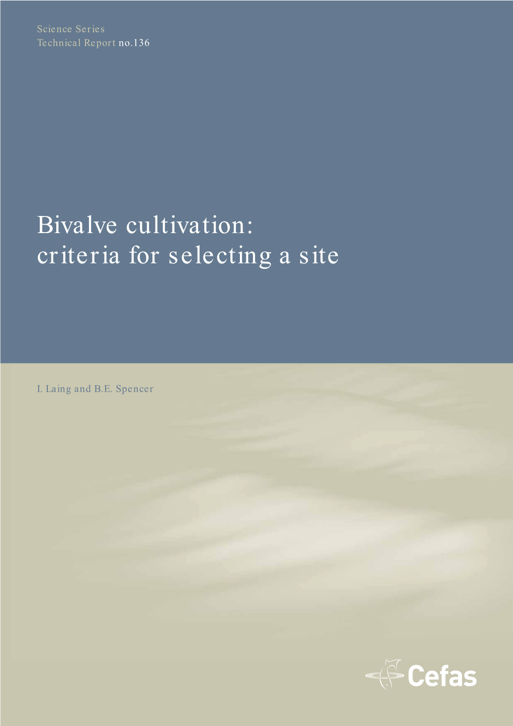 Bivalve Cultivation: Criteria for Selecting a Site