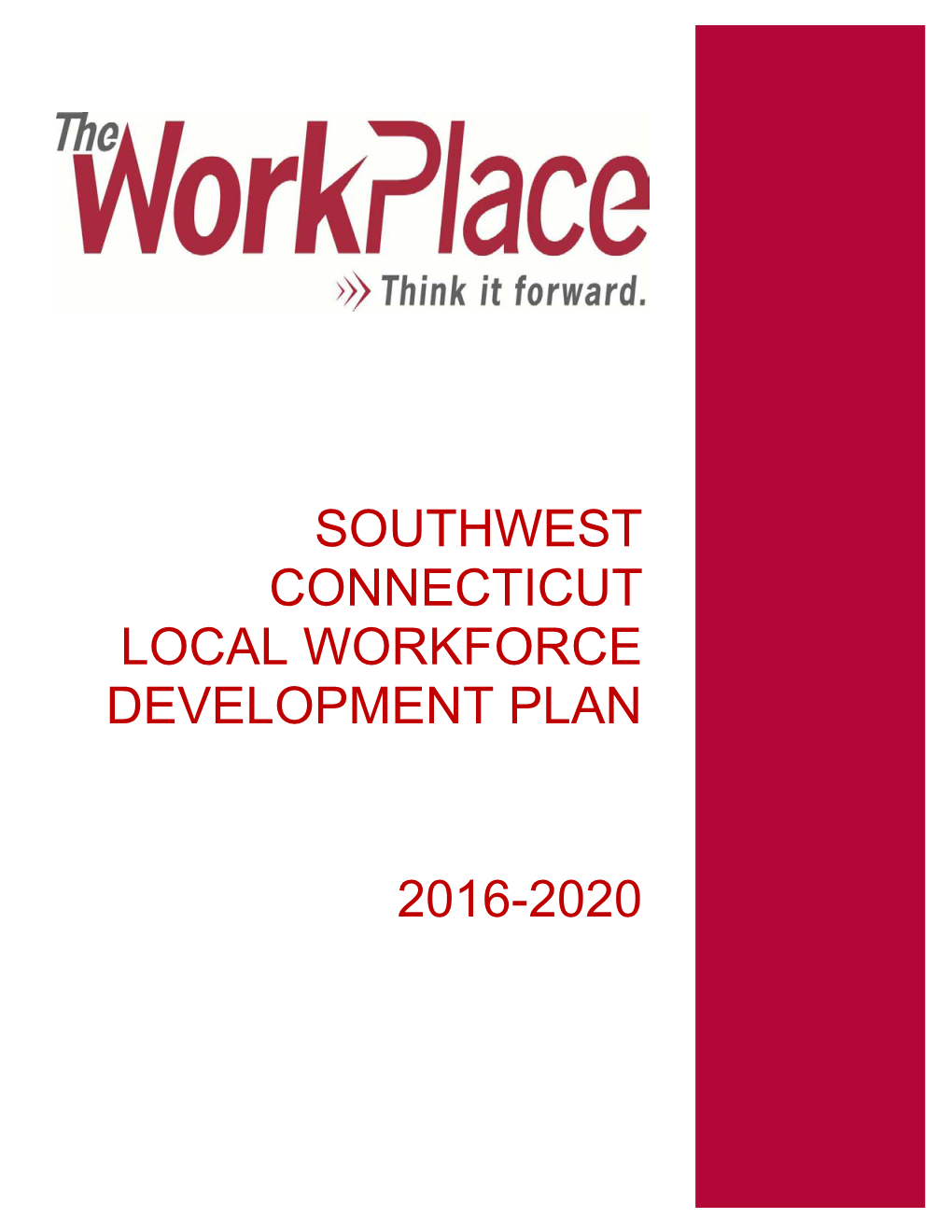 Southwest Connecticut Local Workforce Development Plan