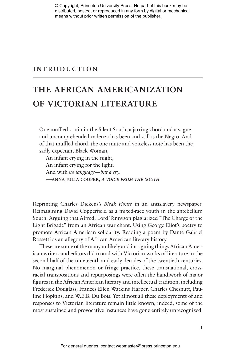 African American Transformations of Victorian Literature