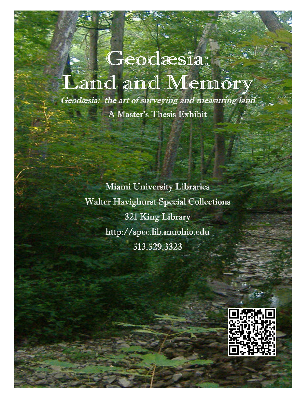 Geodæsia: Exhibit Brochure