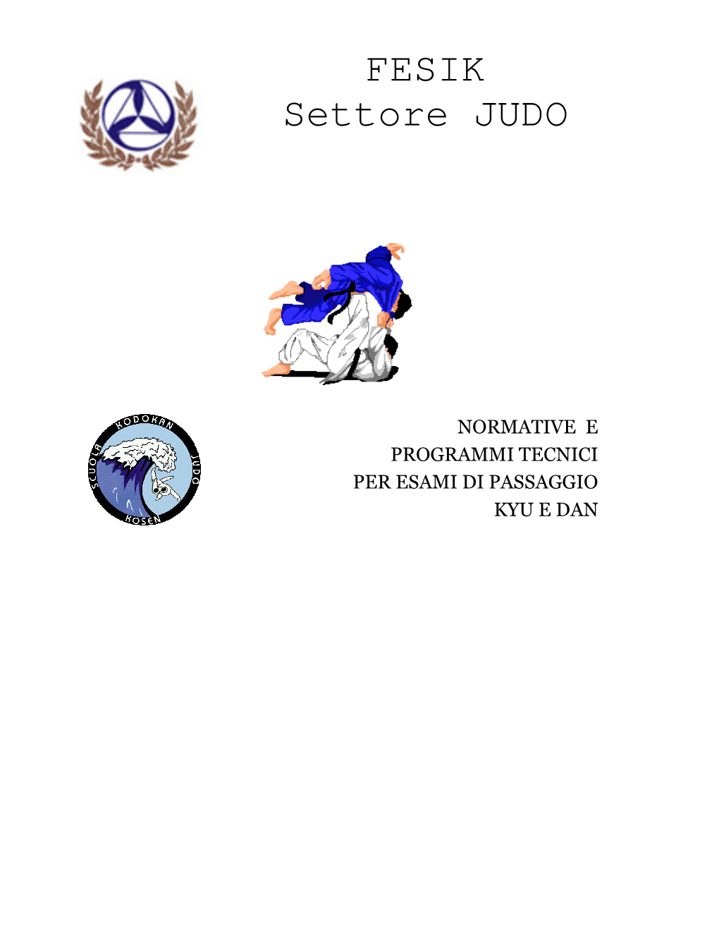 Programma Judo