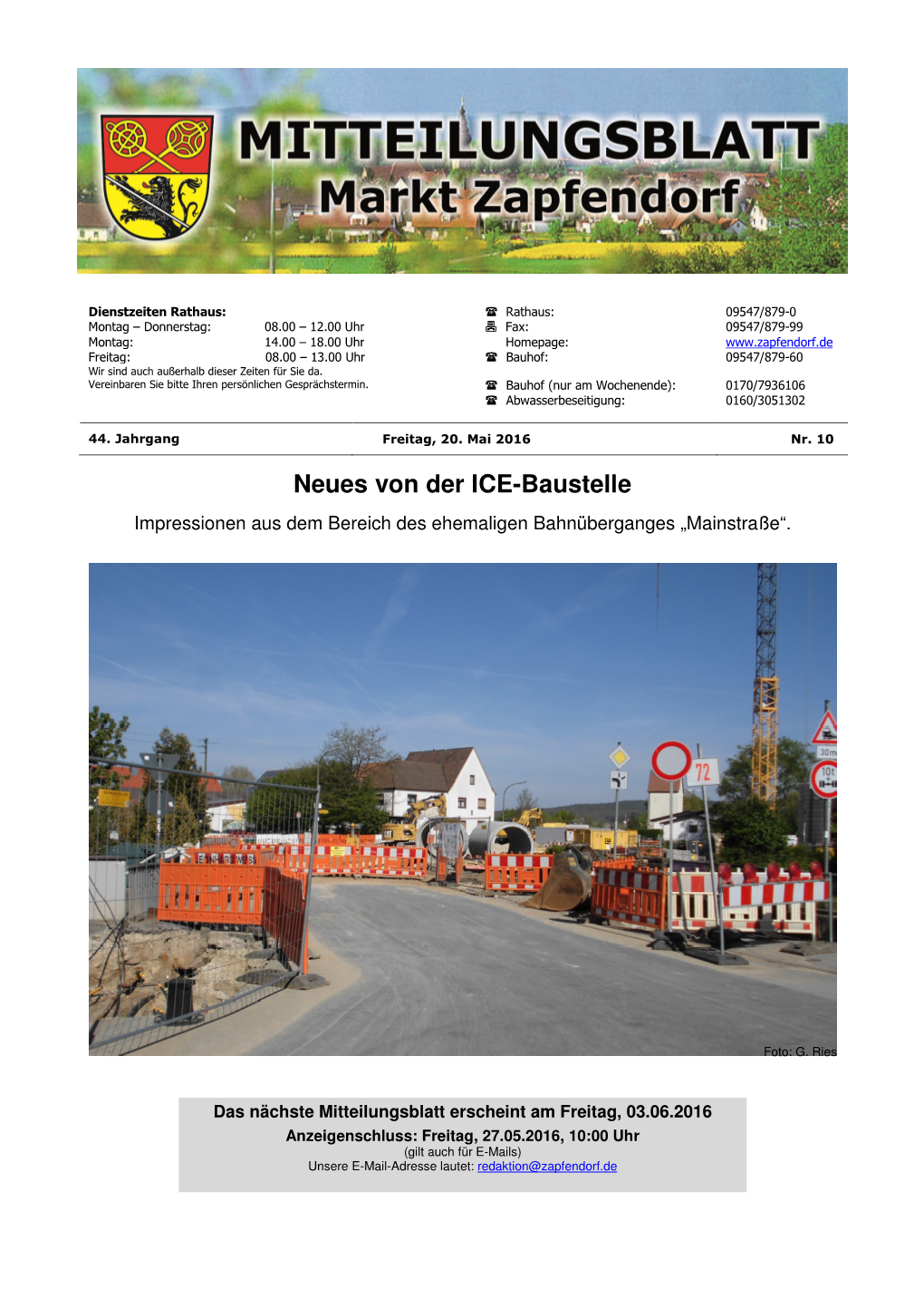 Neues Von Der ICE-Baustelle