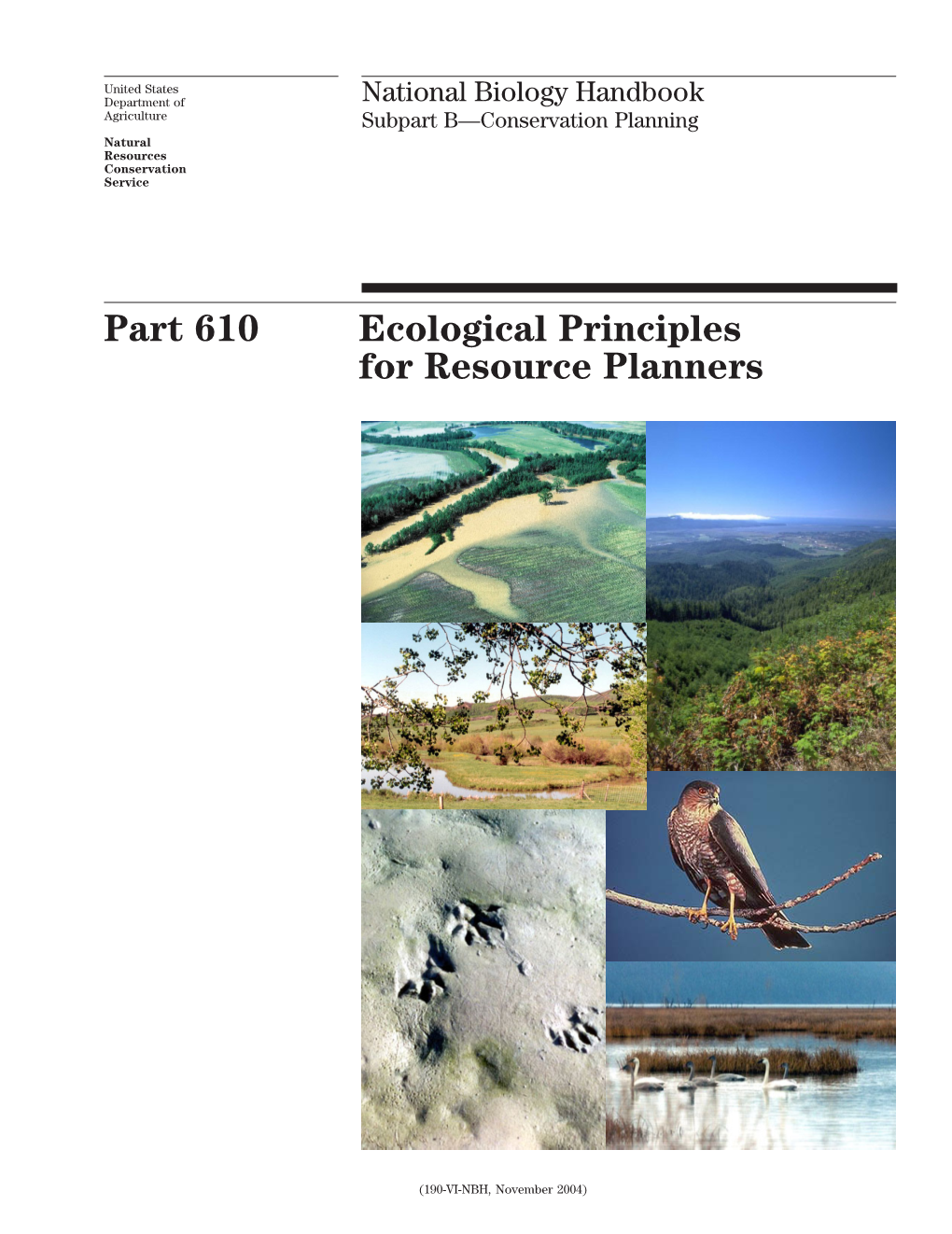 Ecological Principles for Resource Planners