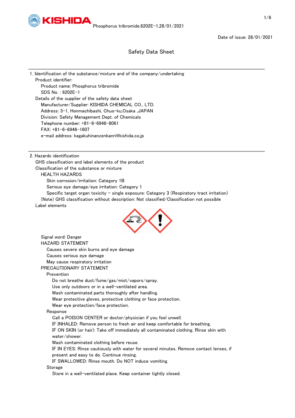 Safety Data Sheet