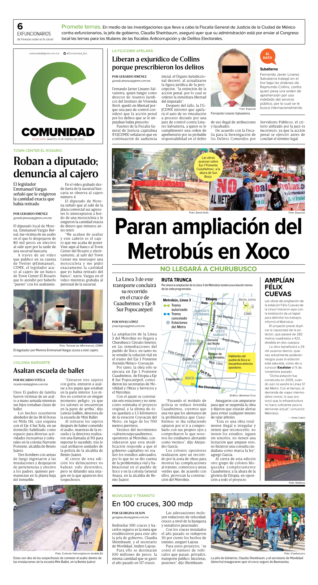 Paran Ampliación Del Metrobús En Xoco