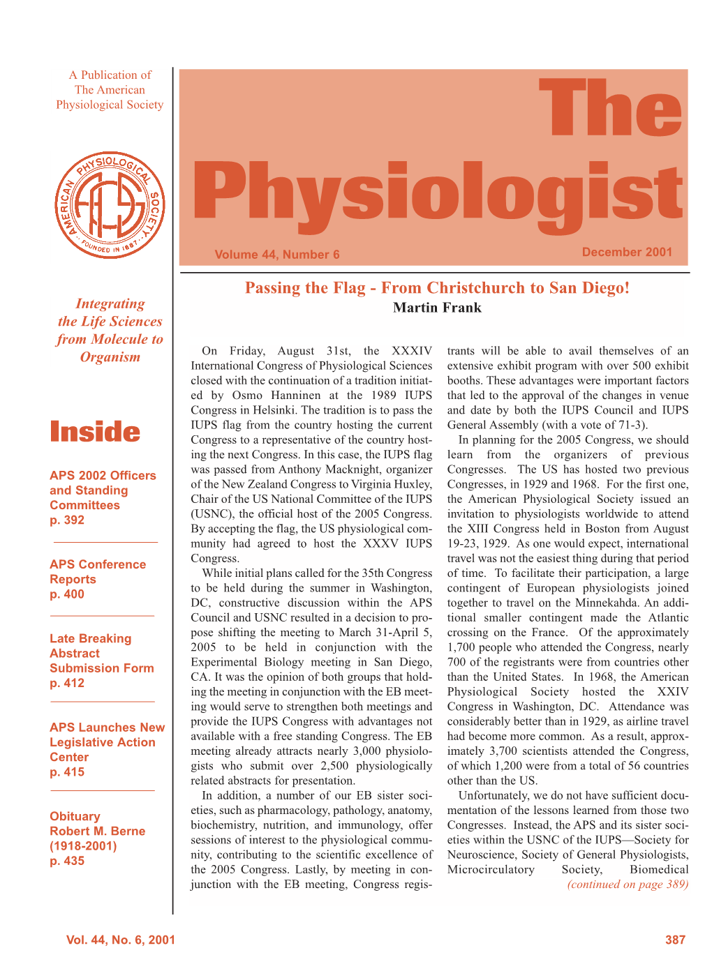 The Physiologist