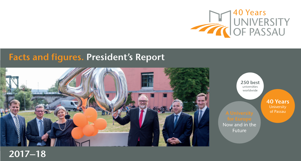 Facts and Figures. President's Report. 2017-18