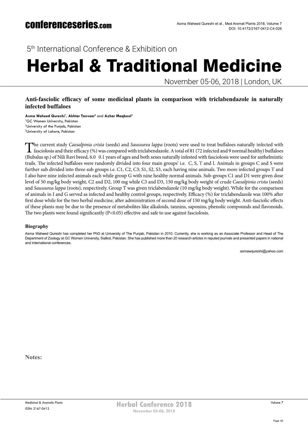 Herbal & Traditional Medicine