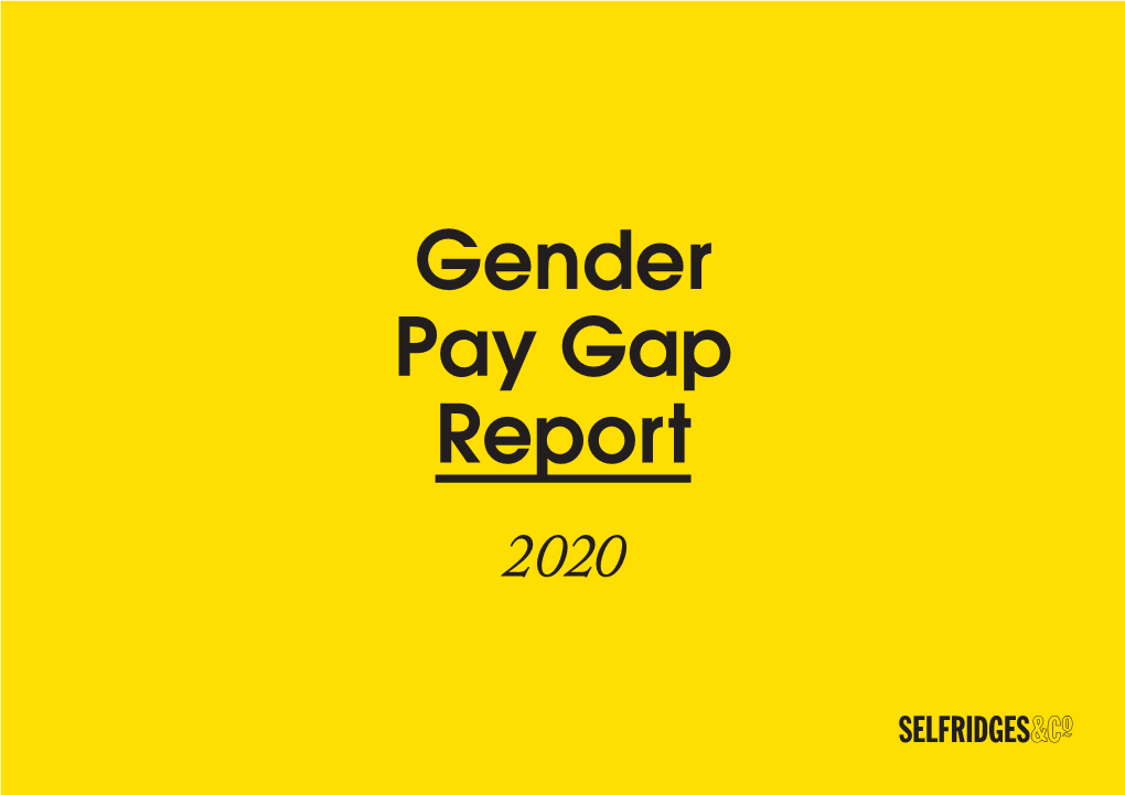 Gender Pay Gap Report
