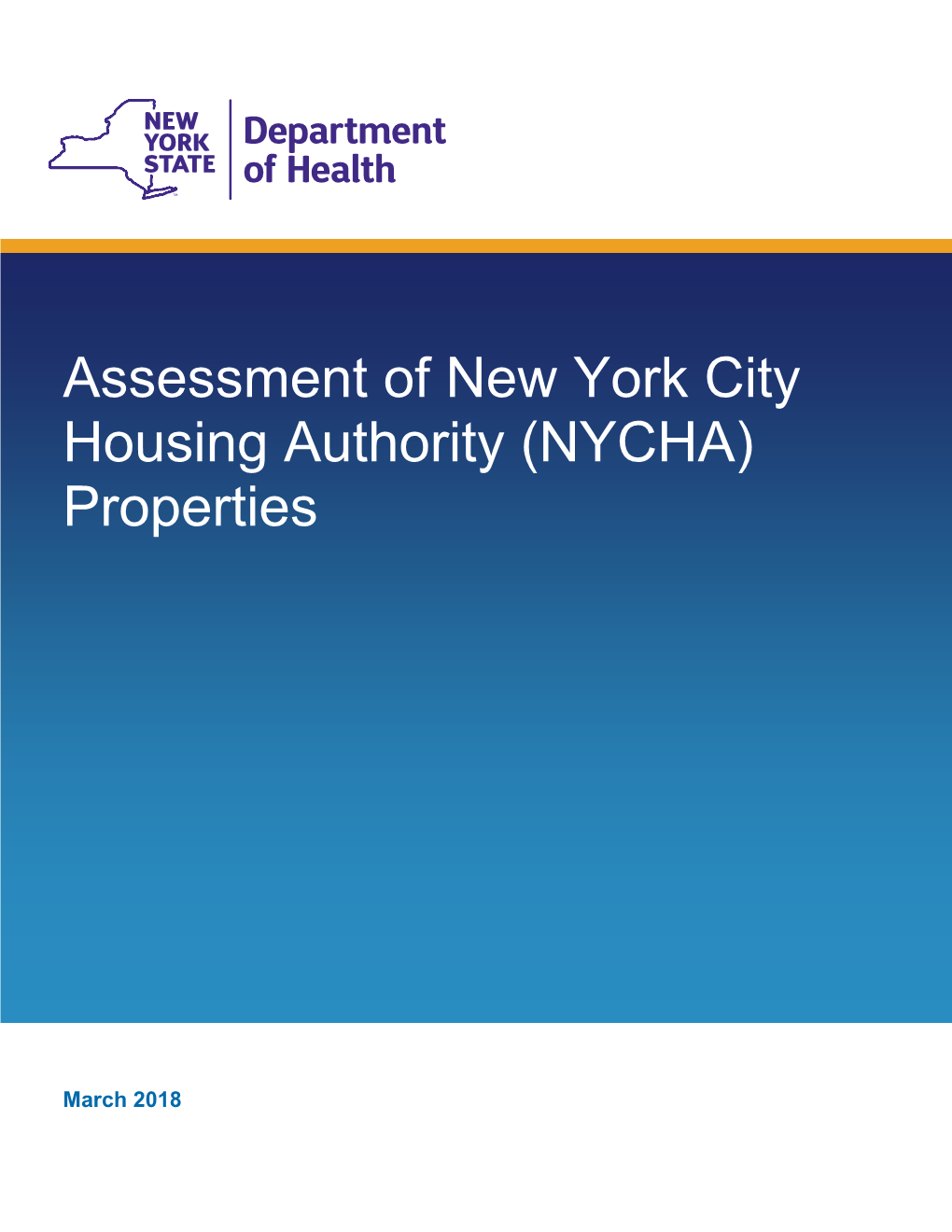 Assessment of New York City Housing Authority (NYCHA) Properties