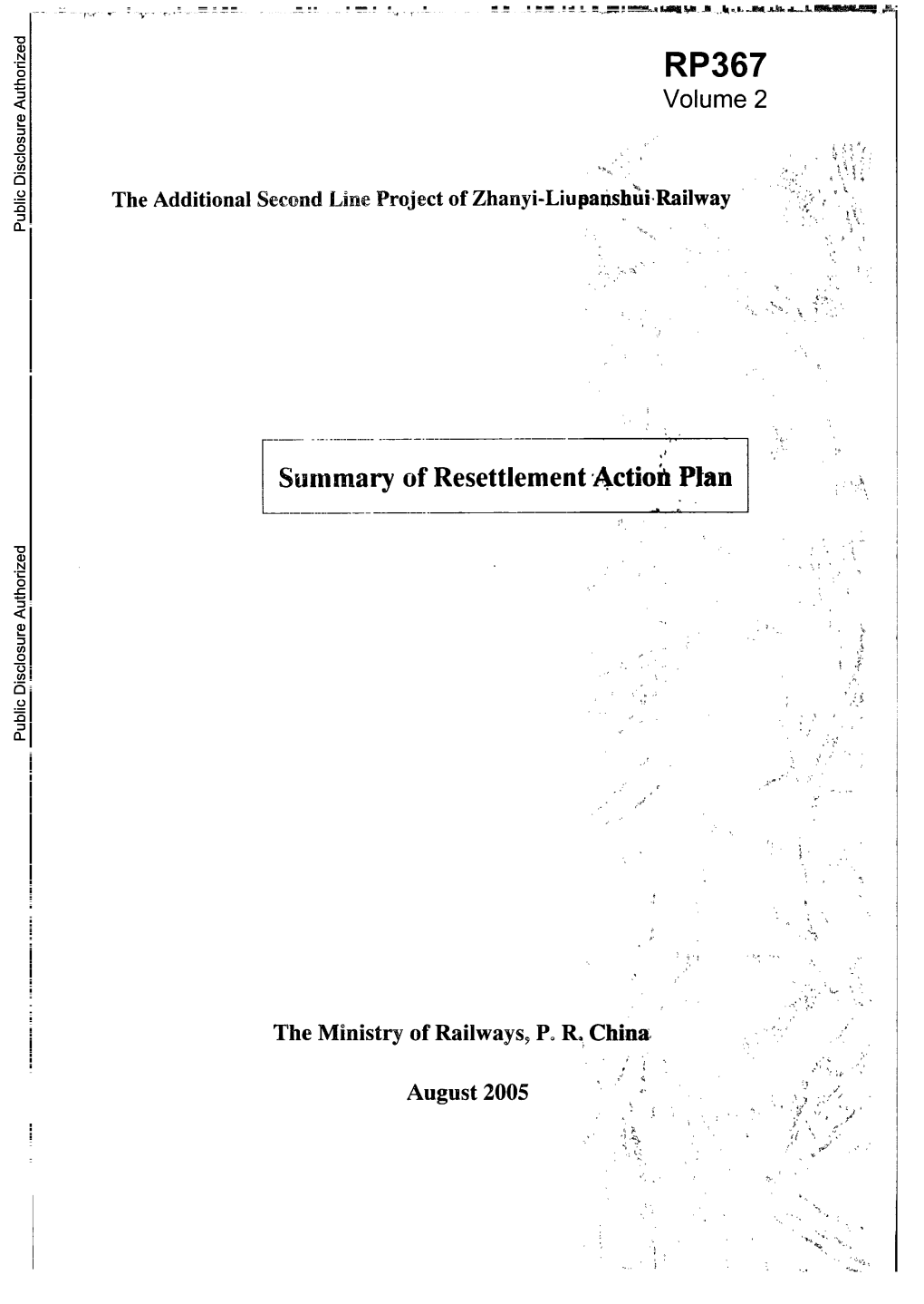 Summary of Resettlement Actioix