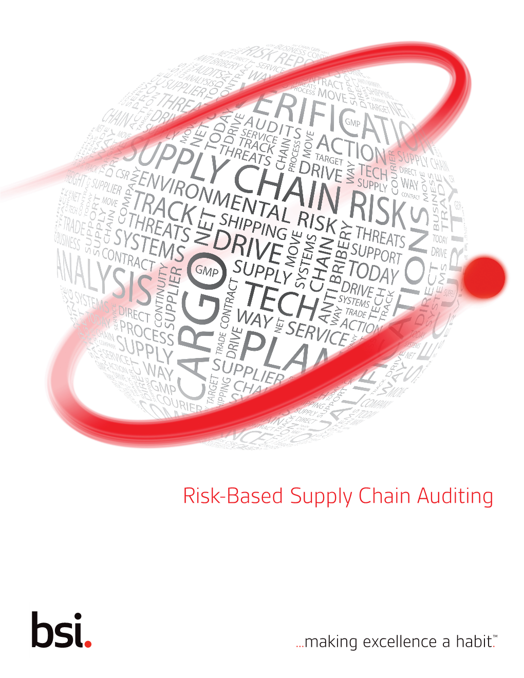 Risk-Based Supply Chain Auditing Supply Chain Audits of Your Suppliers, Factories and Global Operations Are an Essential Component to Safeguarding Your Brand