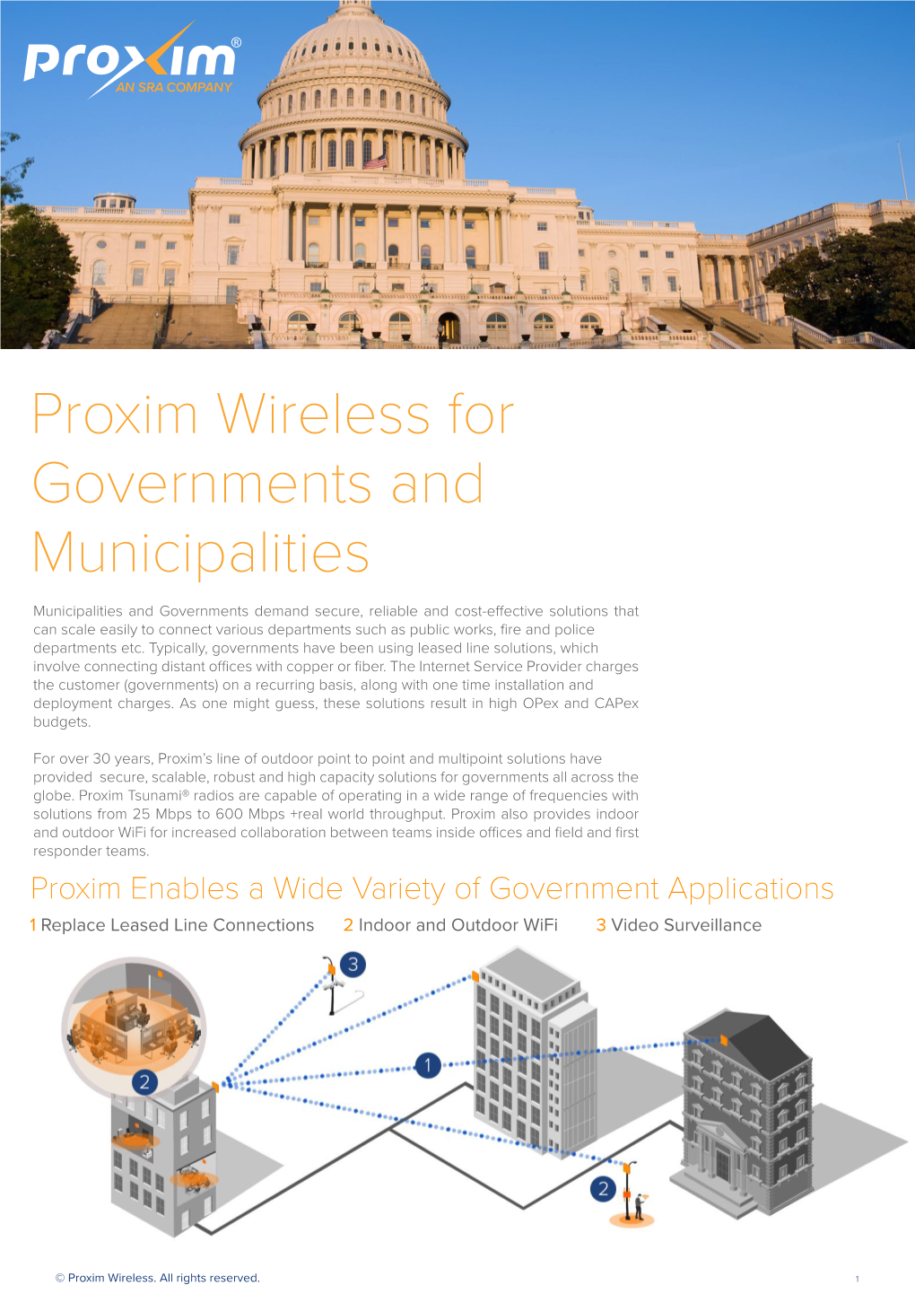 Proxim Wireless for Governments and Municipalities