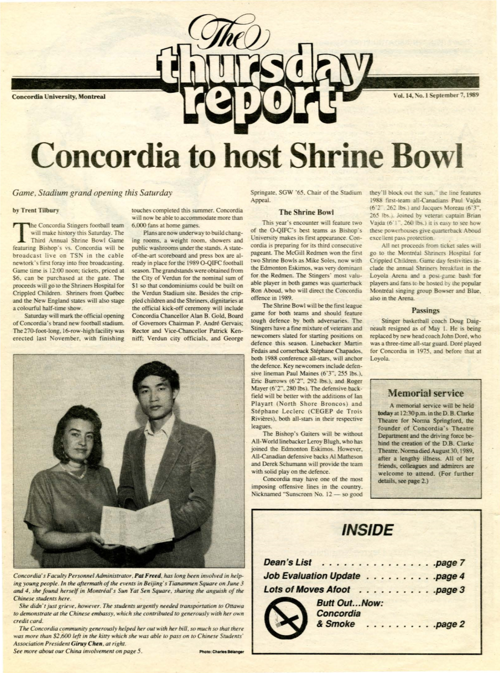Concordia to ·Host Shrine Bowl