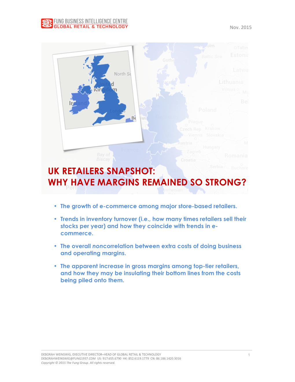 Uk Retailers Snapshot: Why Have Margins Remained So Strong?