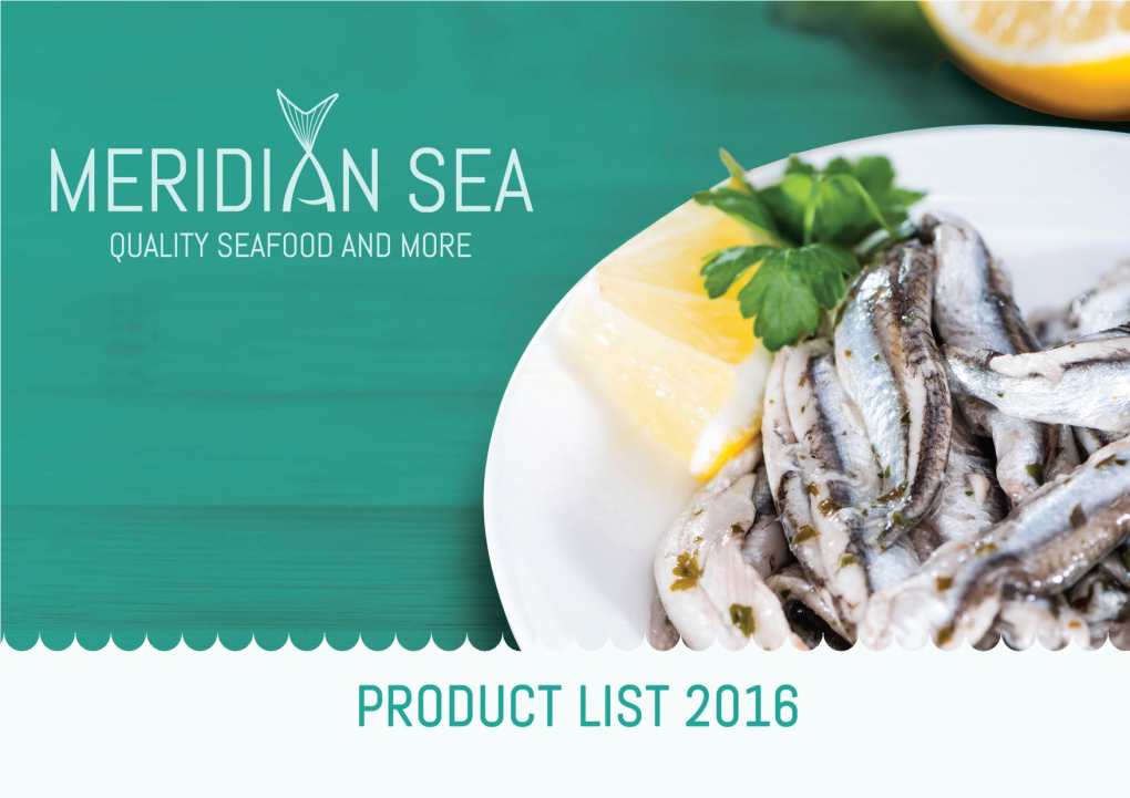 Product List 2016.Pdf