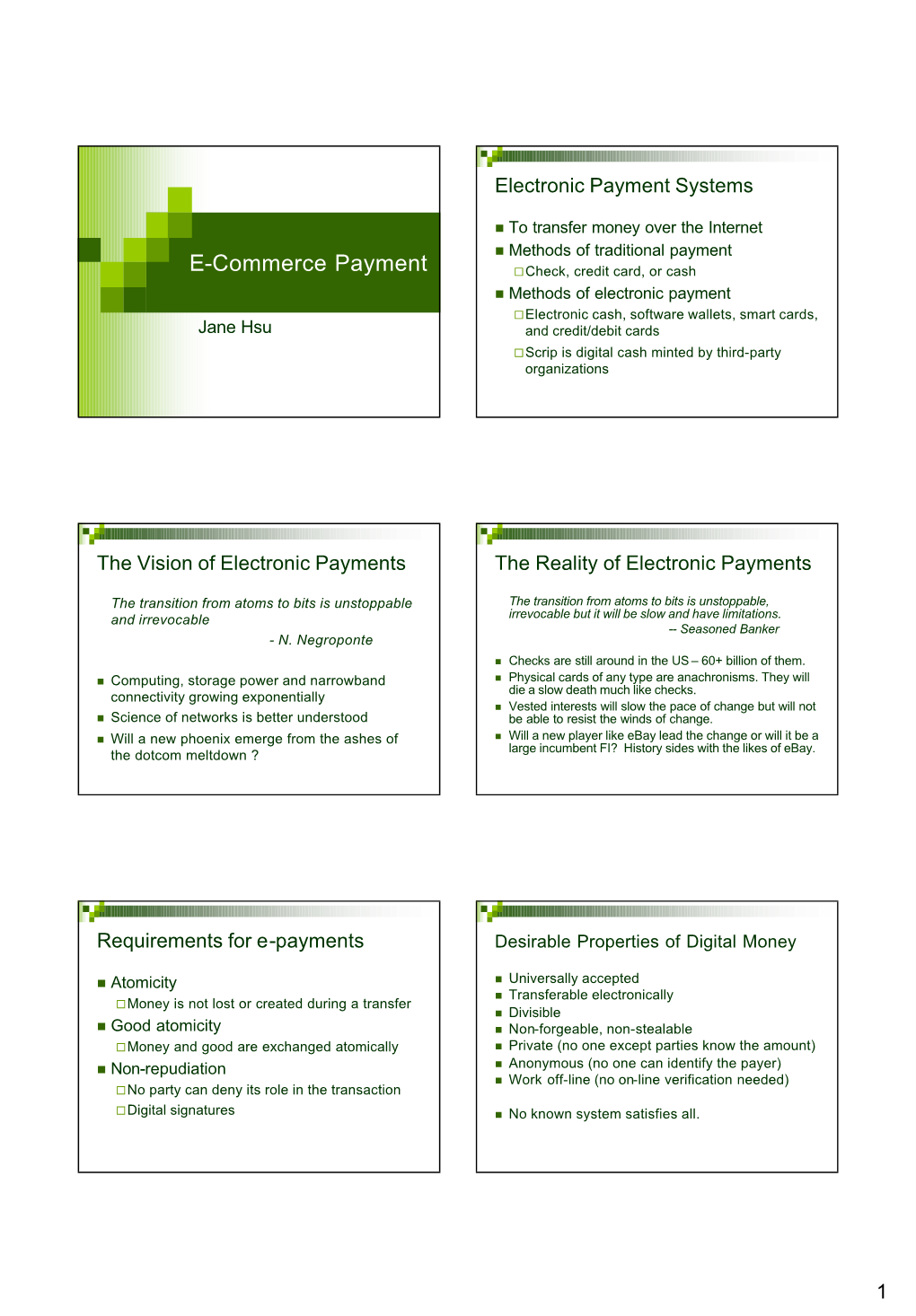 030416 E-Commerce Payment