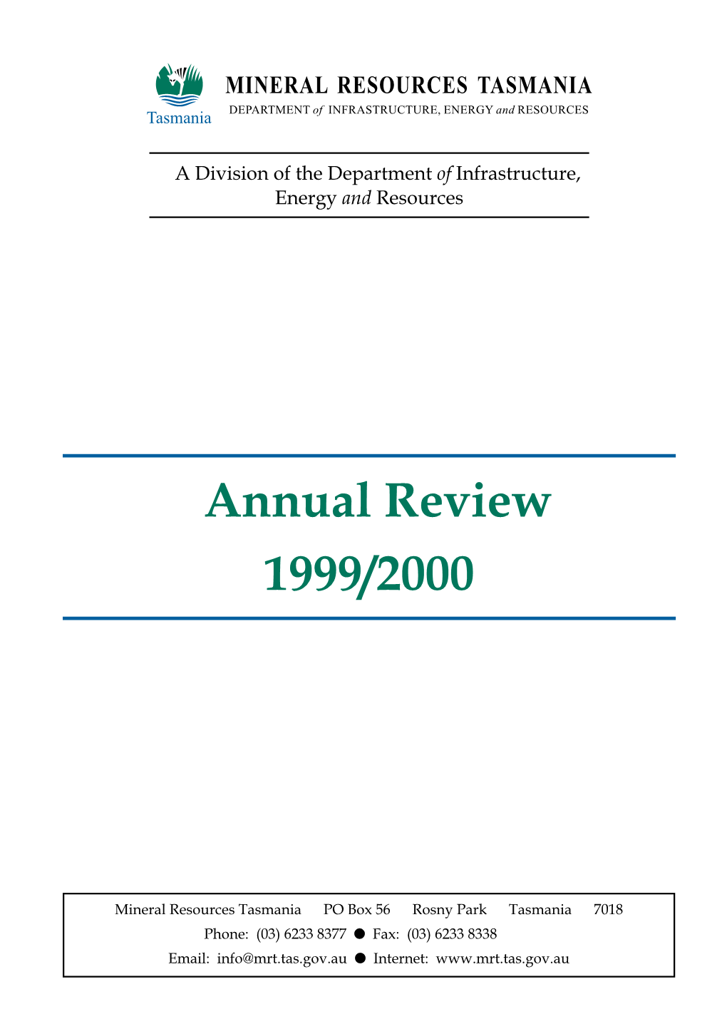 Annual Review 1999/2000