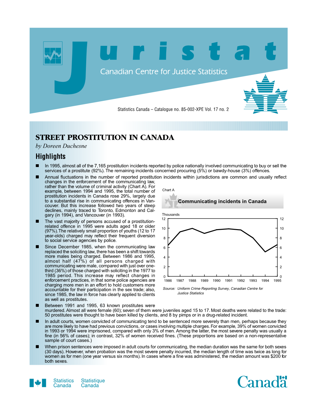 Street Prostitution in Canada