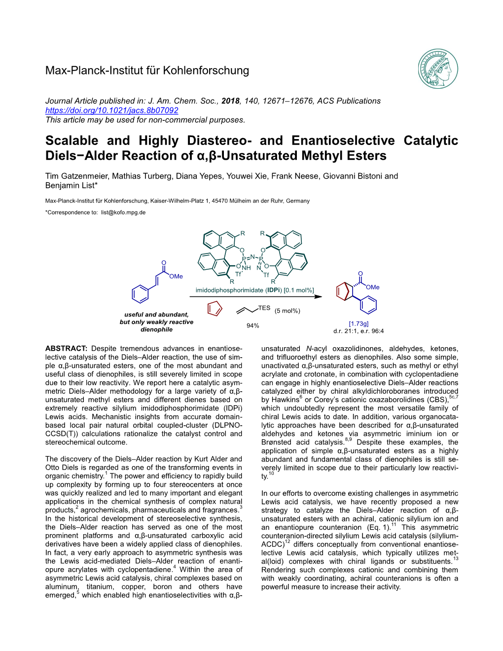 Template for Electronic Submission to ACS Journals