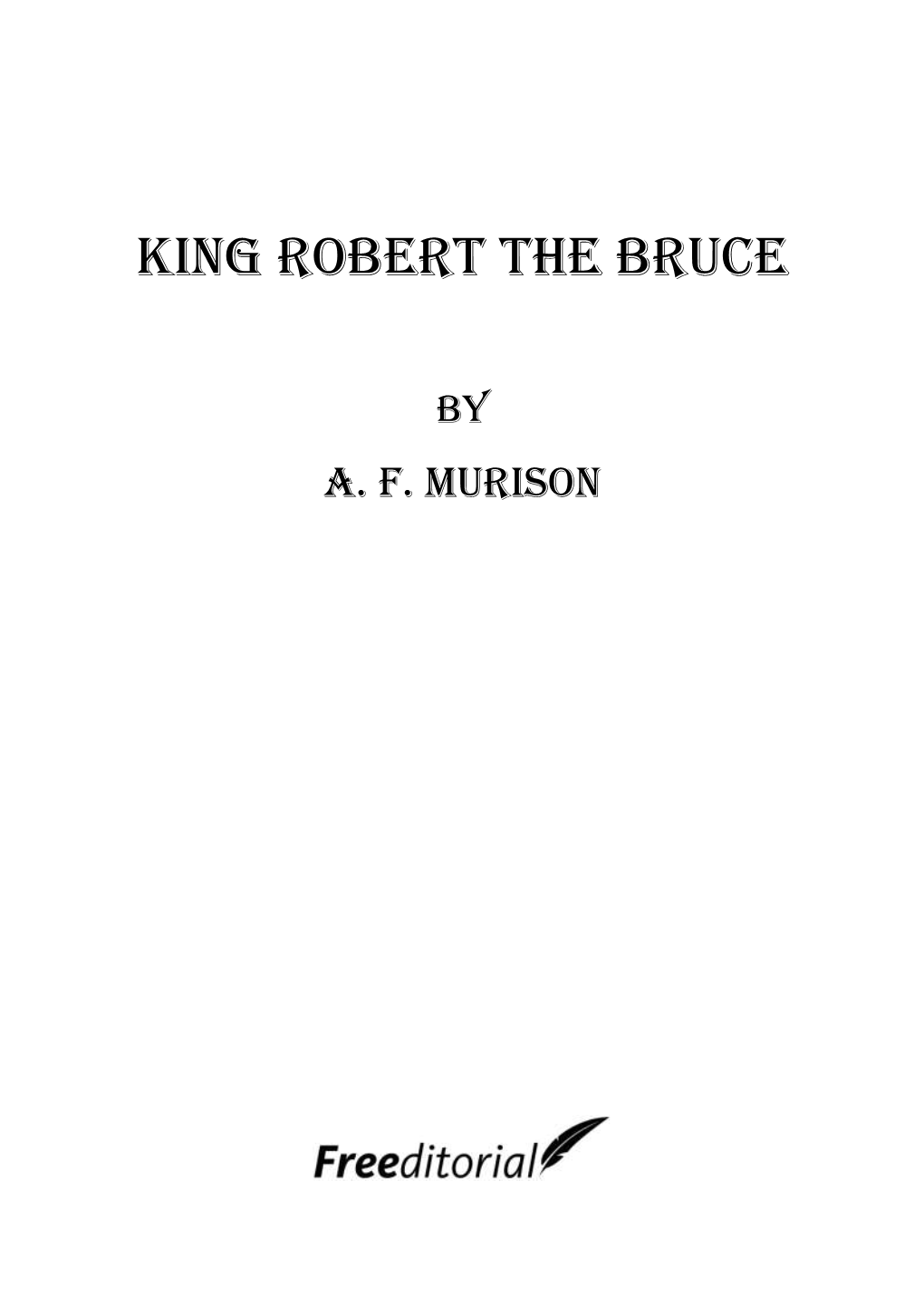 King Robert the Bruce