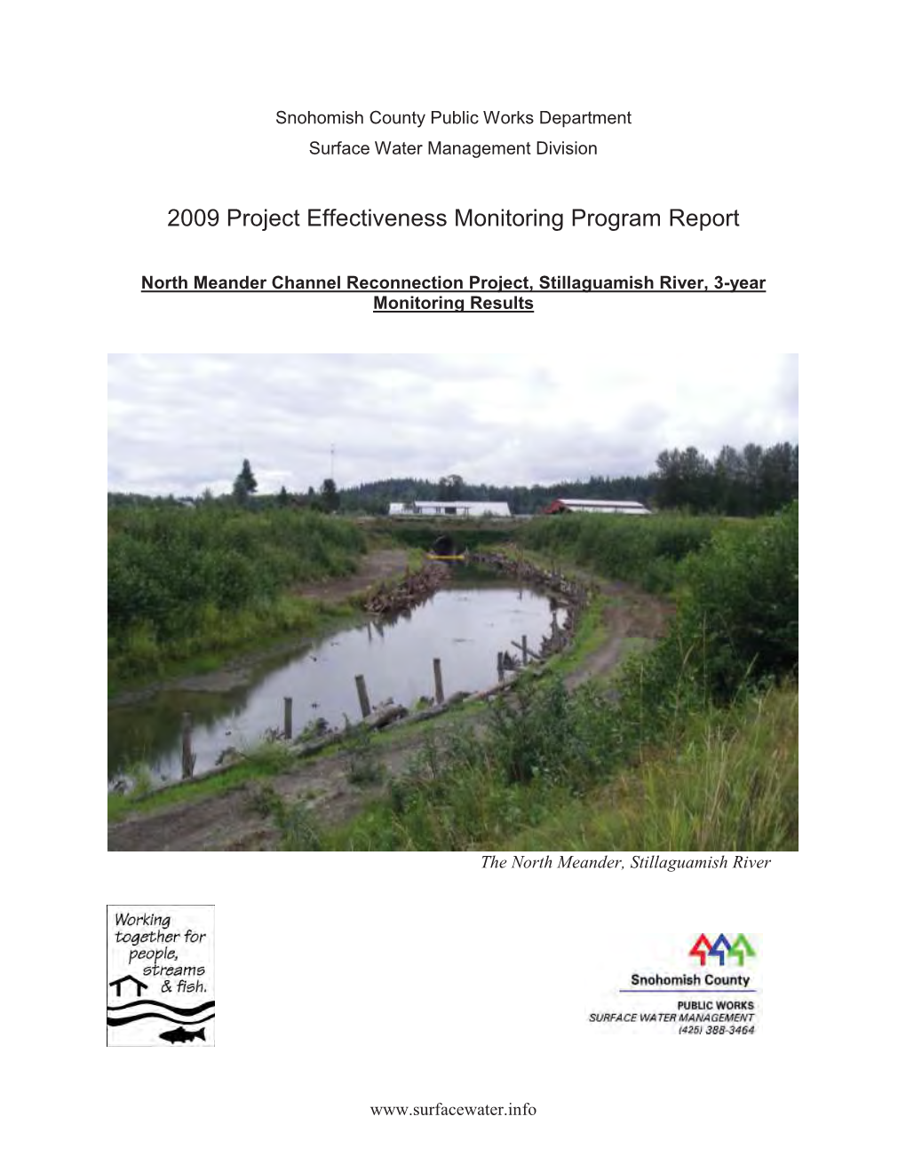 North Meander Monitoring Report 2008