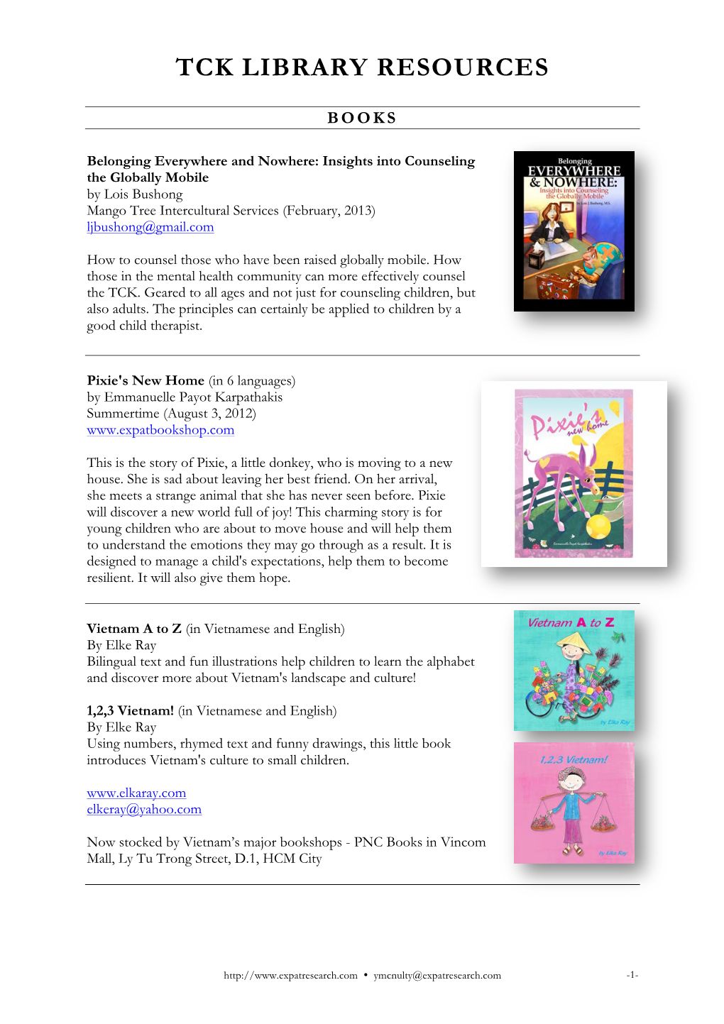 Tck Library Resources