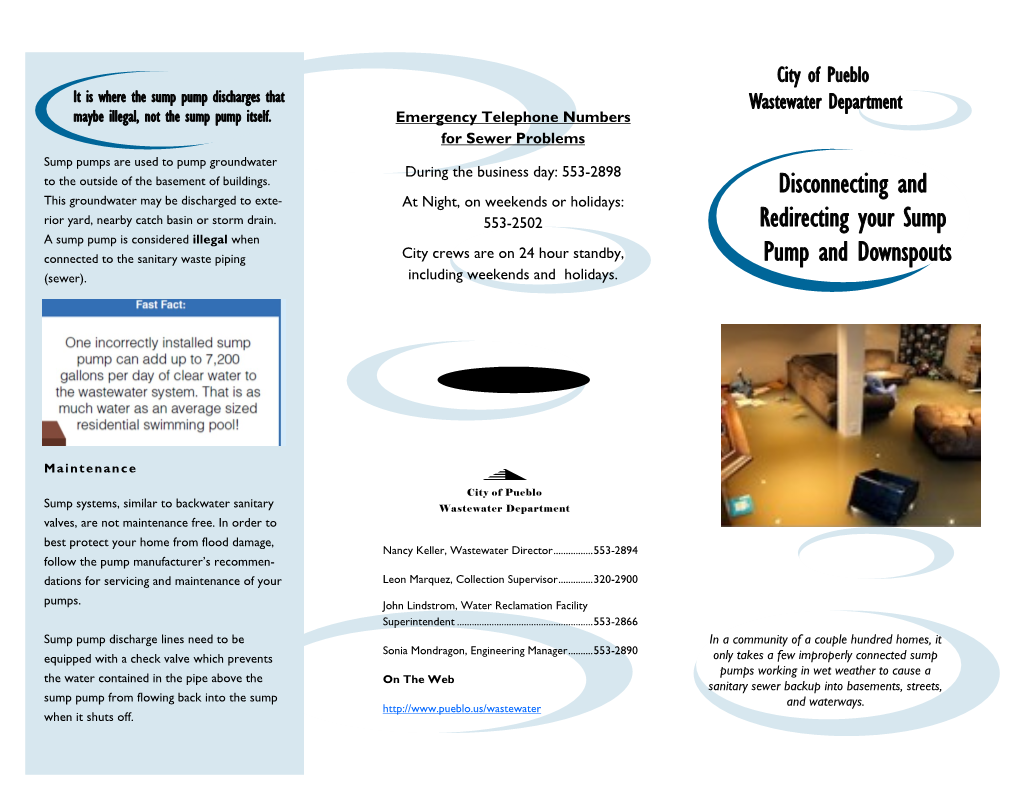 Disconnecting and Redirecting Your Sump Pump and Downspouts