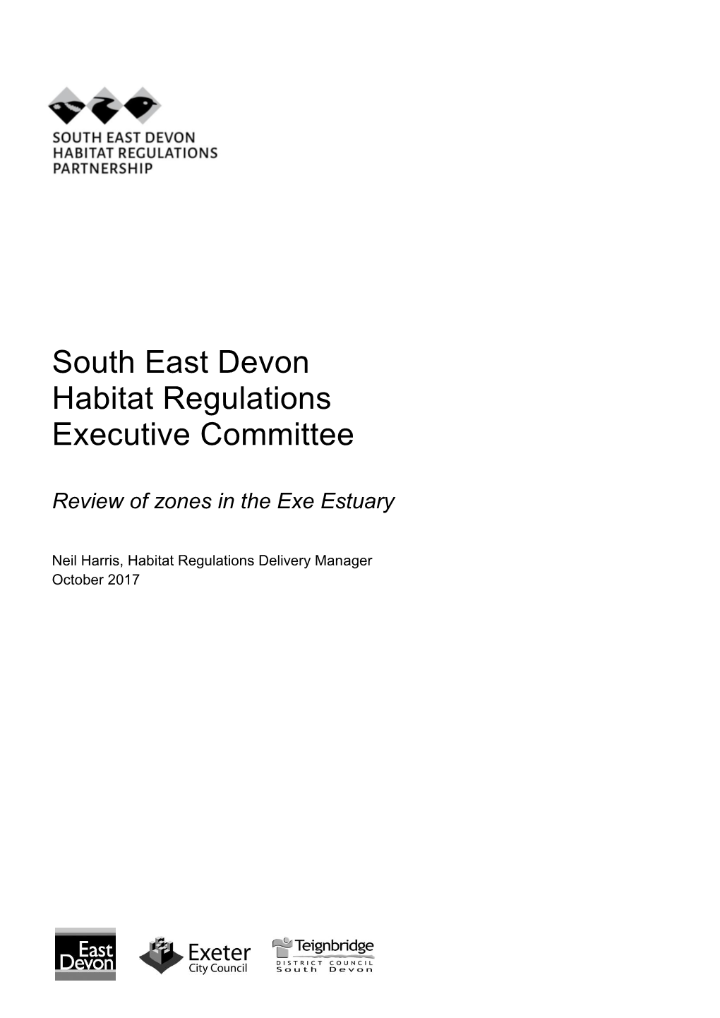 Review of Zones in the Exe Estuary