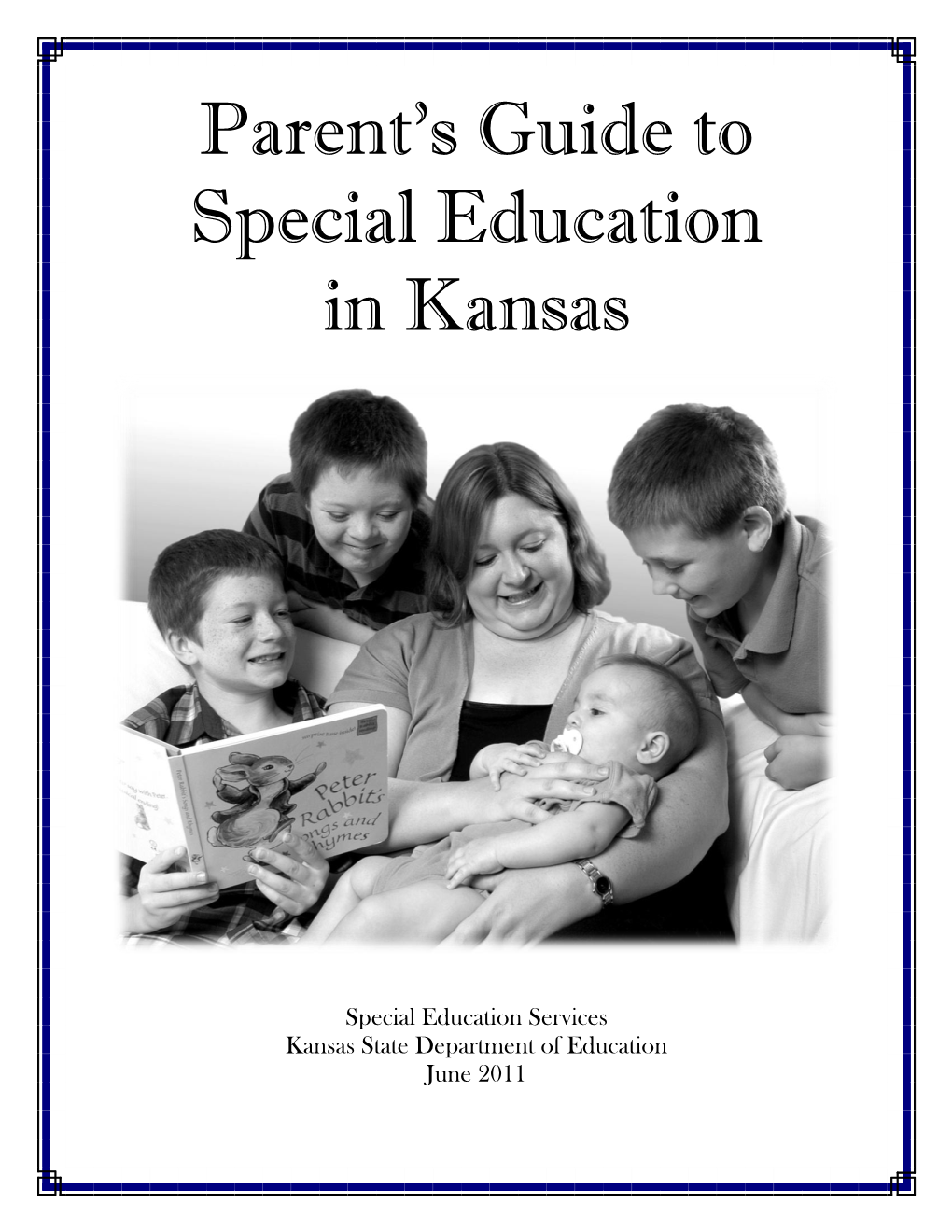 Parent Guide to Special Education in Kansas