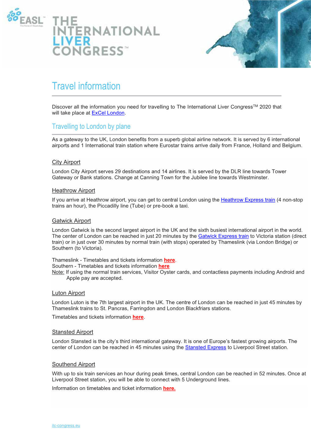 Travel Information