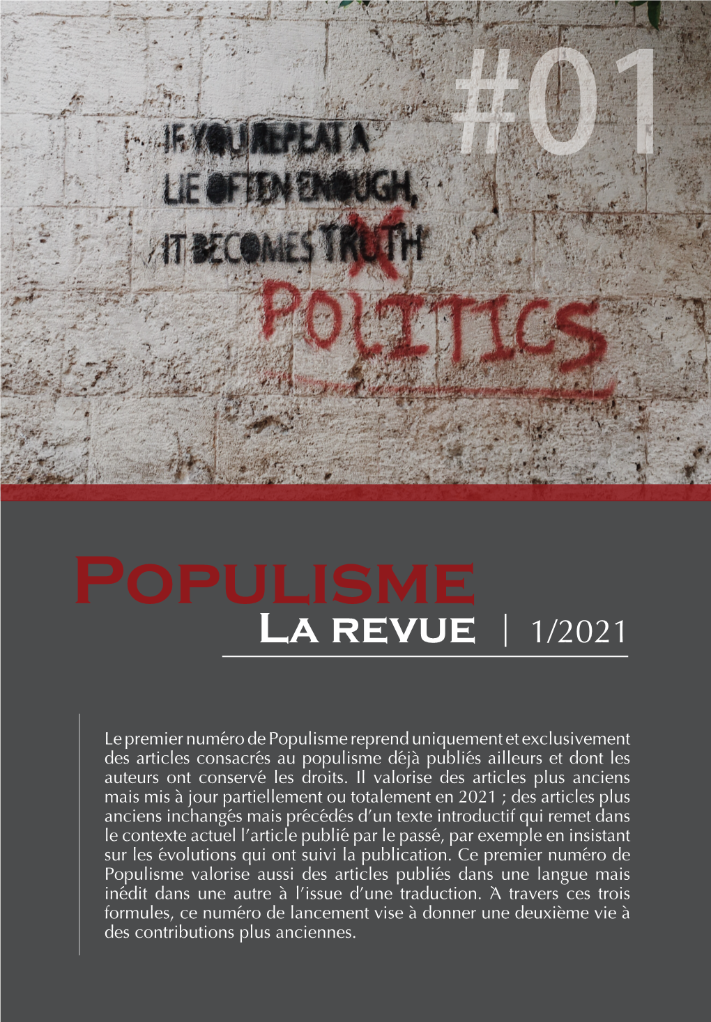 La Revue | 1/2021