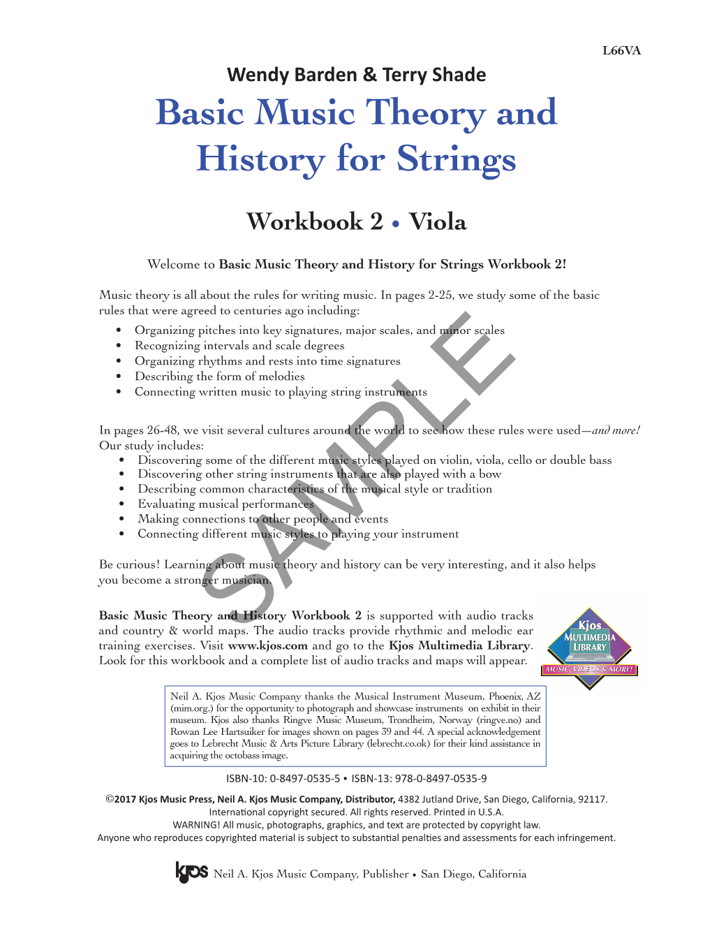 Basic Music Theory and History for Strings