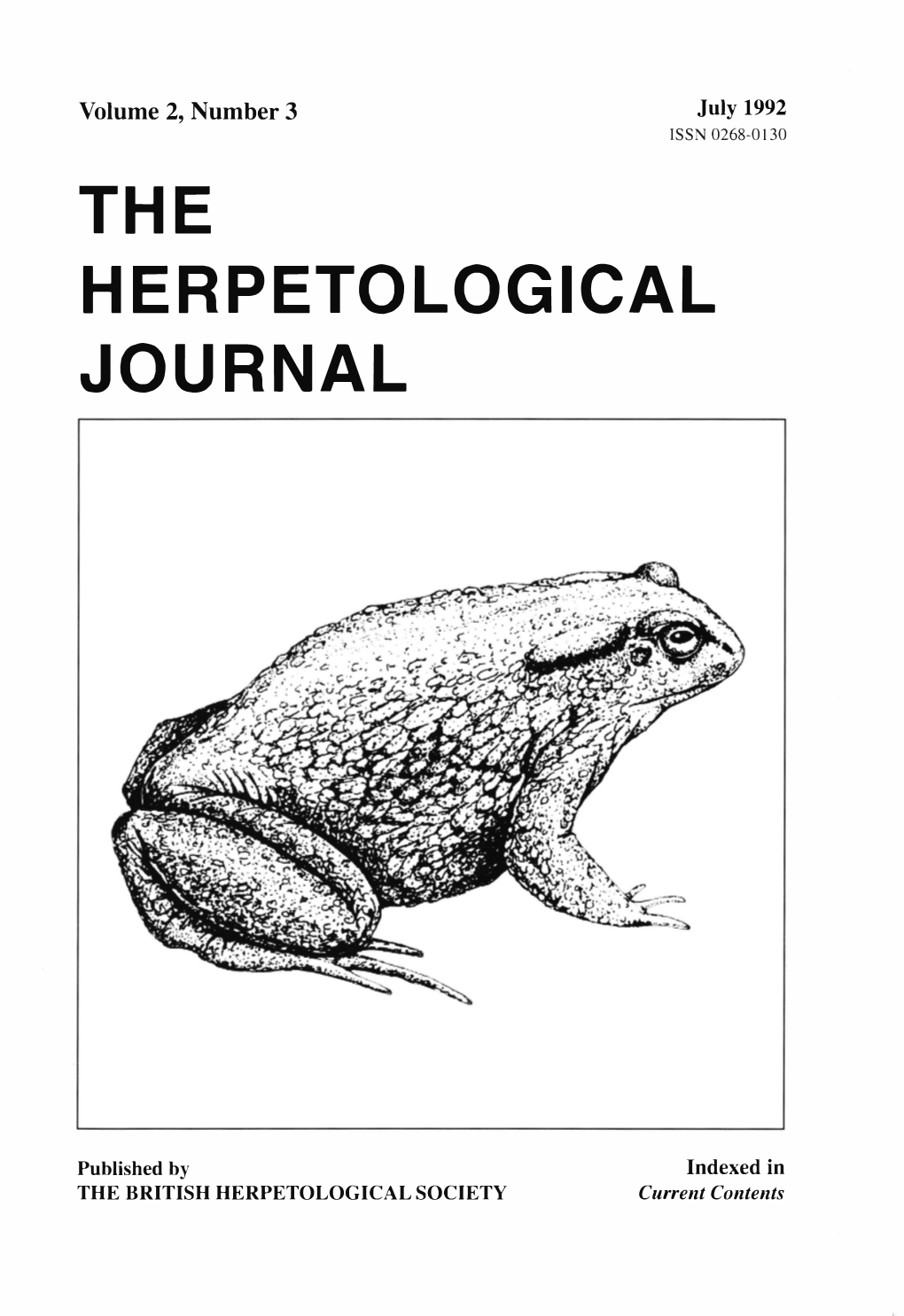 The Herpetological Journal