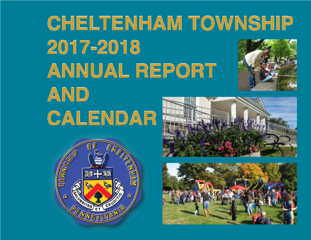 Cheltenham Township 2017-2018 Annual Report and Calendar