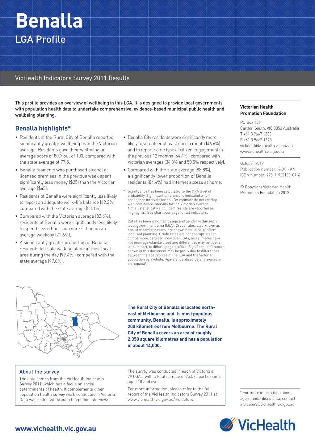 Benalla LGA Profile