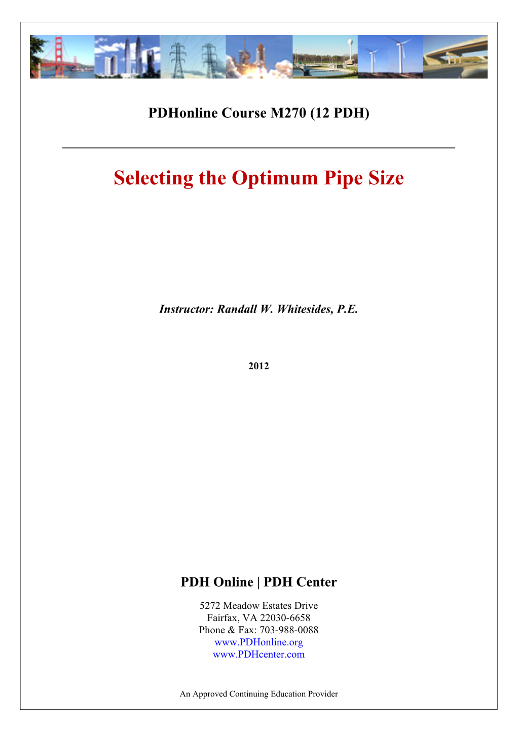 Selecting the Optimum Pipe Size