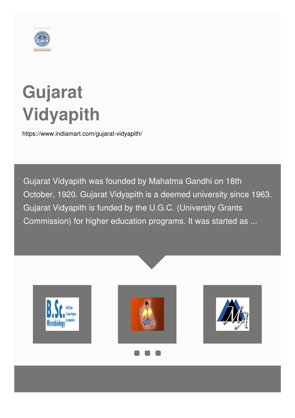 Gujarat Vidyapith