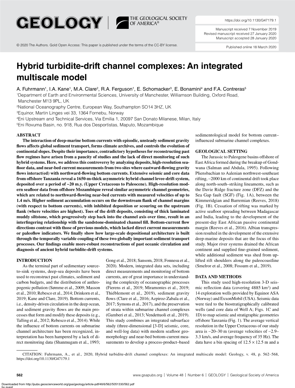 Hybrid Turbidite-Drift Channel Complexes: an Integrated Multiscale Model A