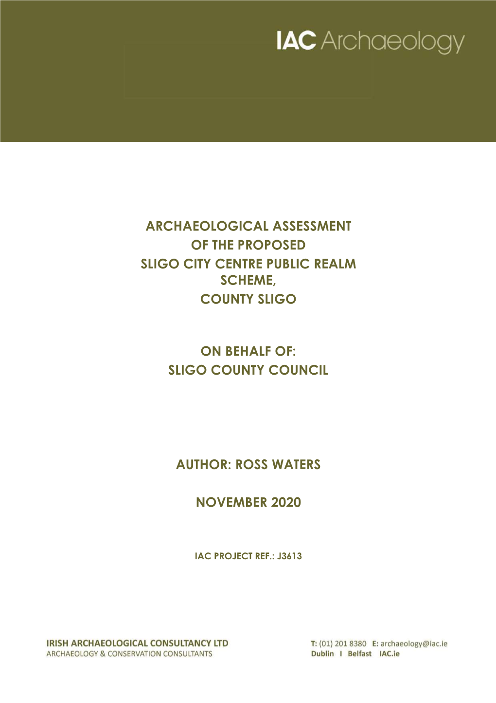 Fa-File-Pdf Archaeology Assessment 251120.Pdf 2.32 MB