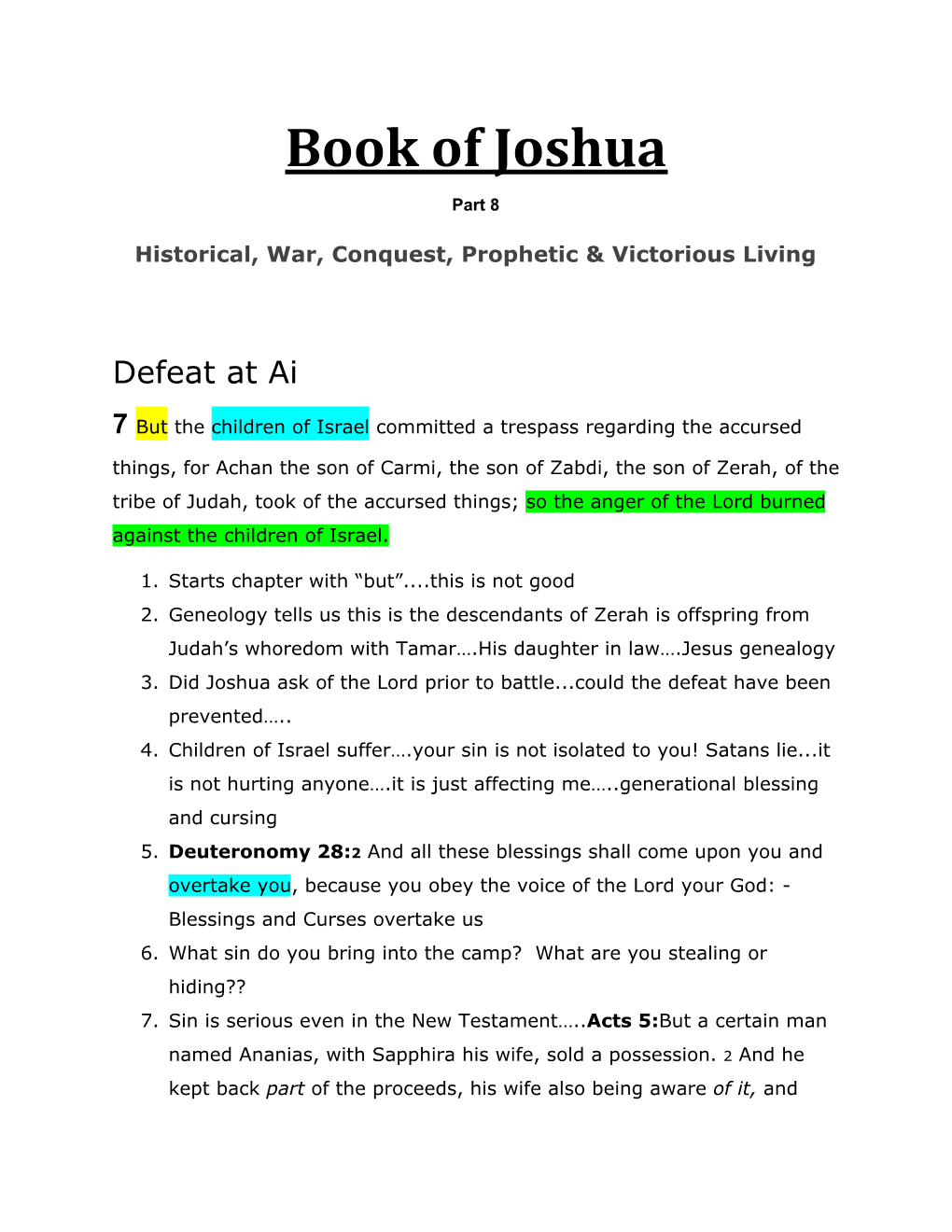 Book of Joshua