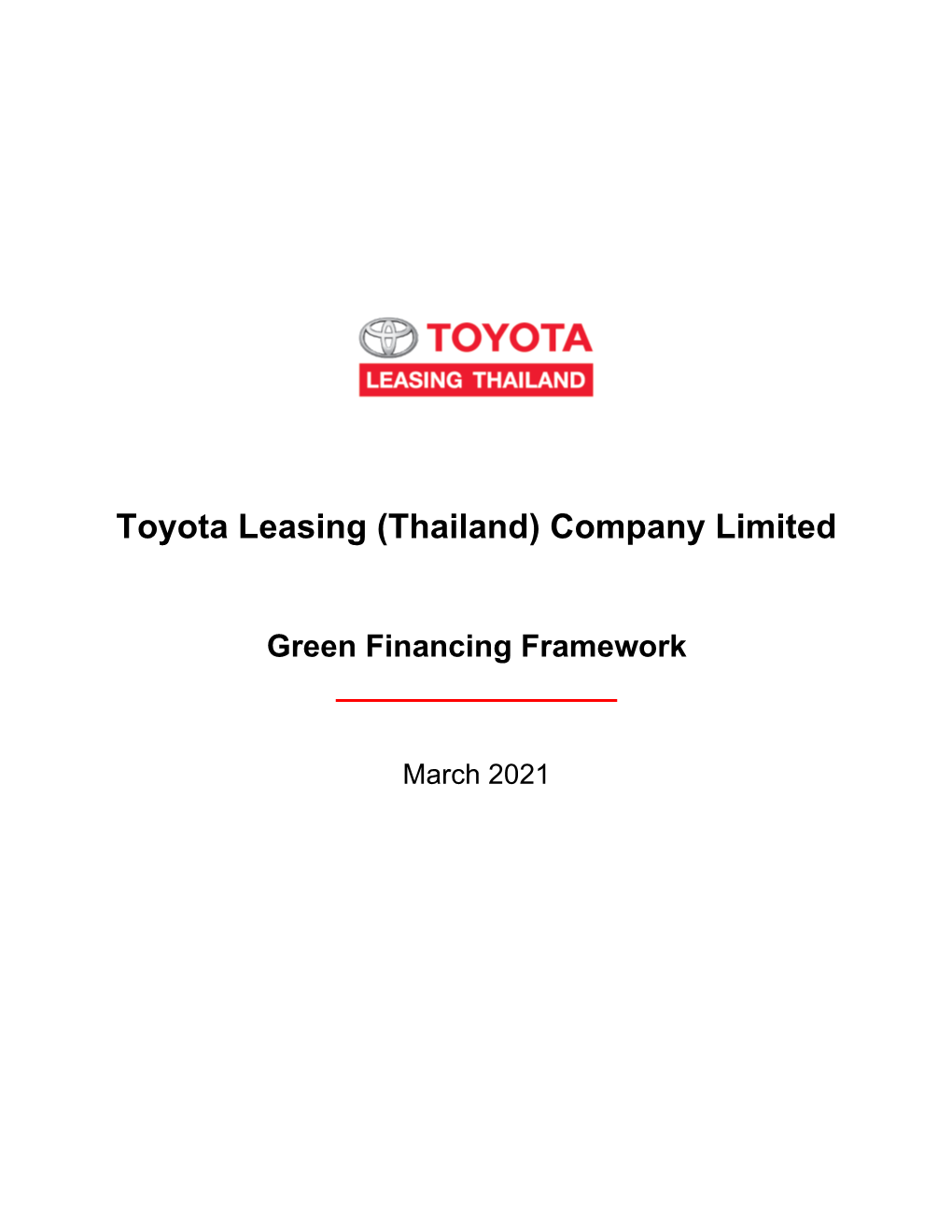 Toyota Leasing (Thailand) Company Limited