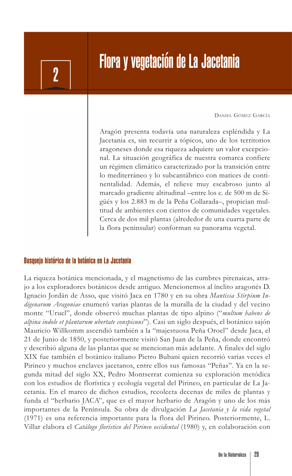 Daniel Gomez Flora Y Vegetación Jacetania.Pdf