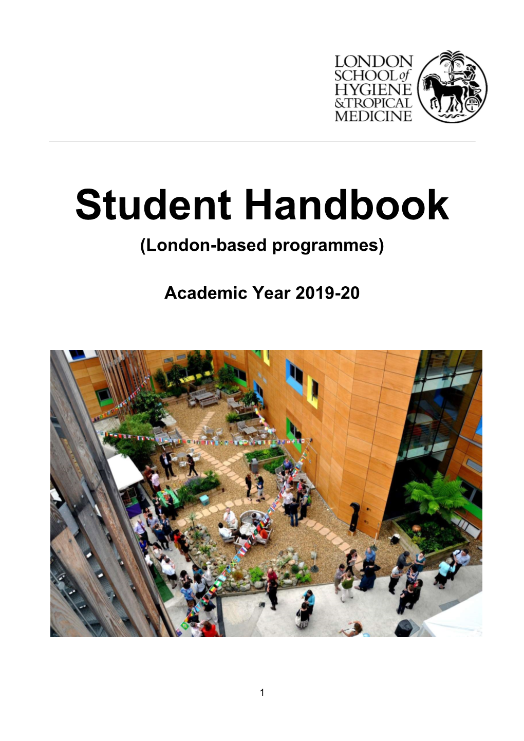 Student Handbook (London-Based Programmes)