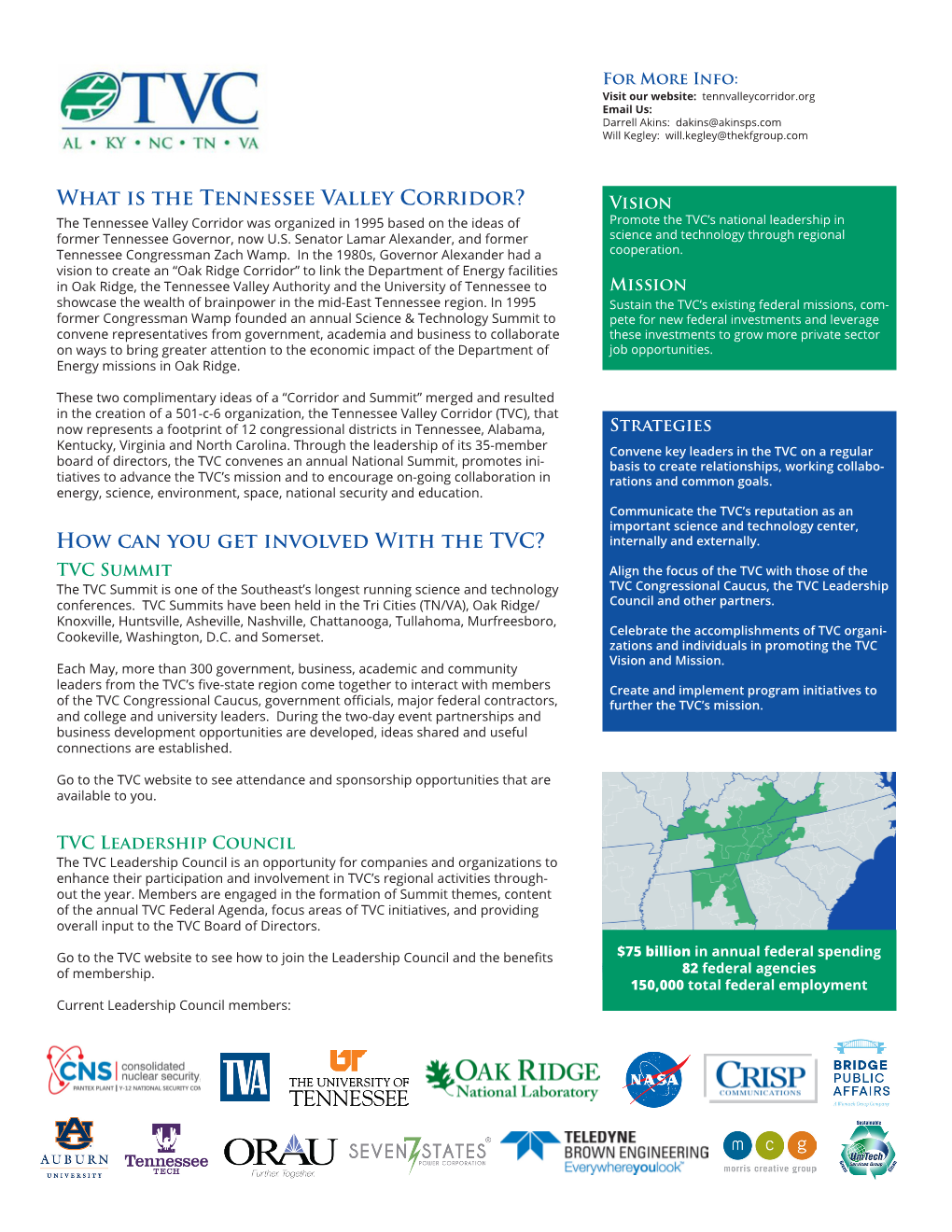 What Is the Tennessee Valley Corridor? How Can You Get Involved with the TVC?