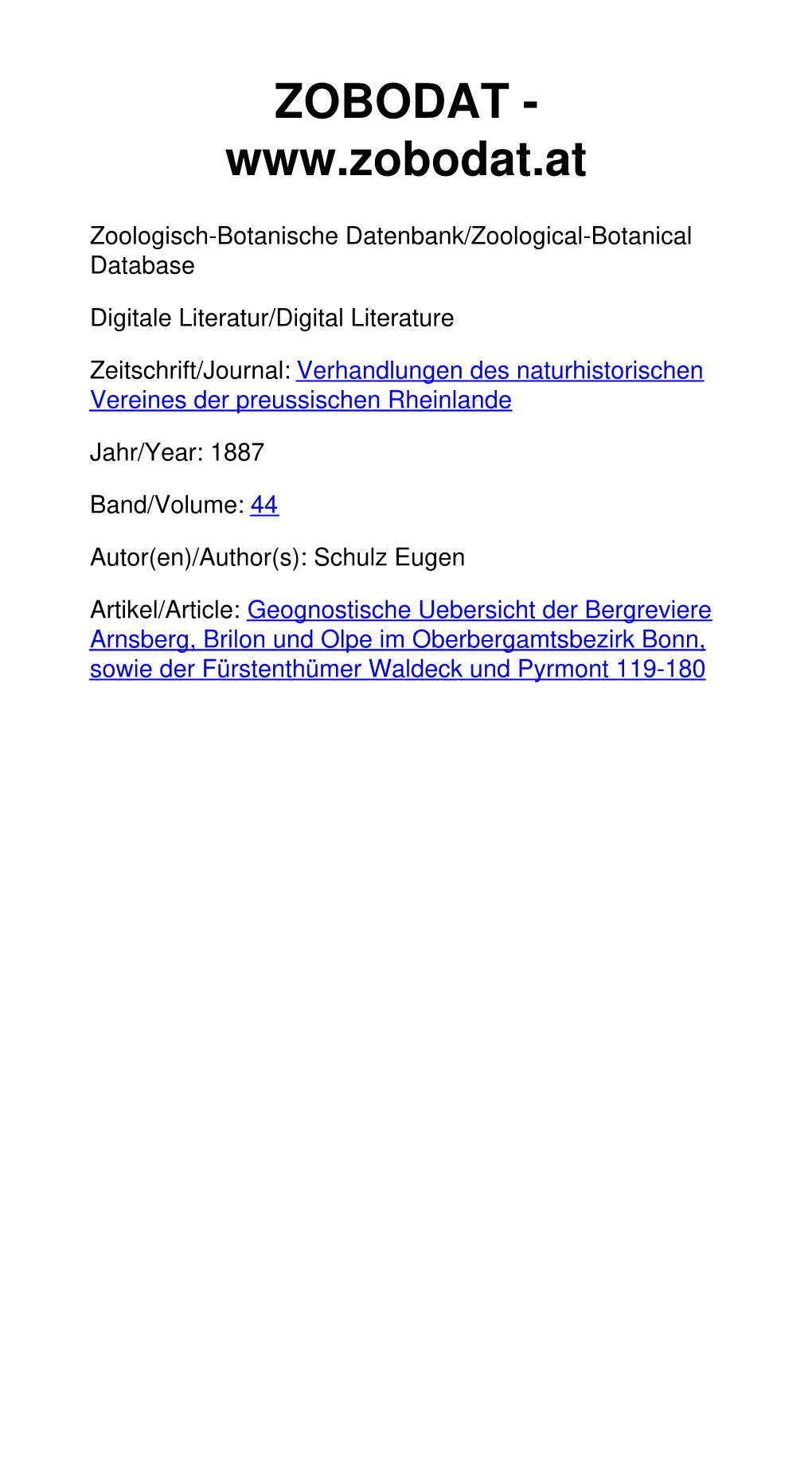 Geognostische Uebersiclit Der Bergreviere Arnsberg, Brilon Und Olpe Im Oberbergamtsbezirk Bonn, Sowie Der Fürsten- Thiimer Waldeck Und Pyrmont