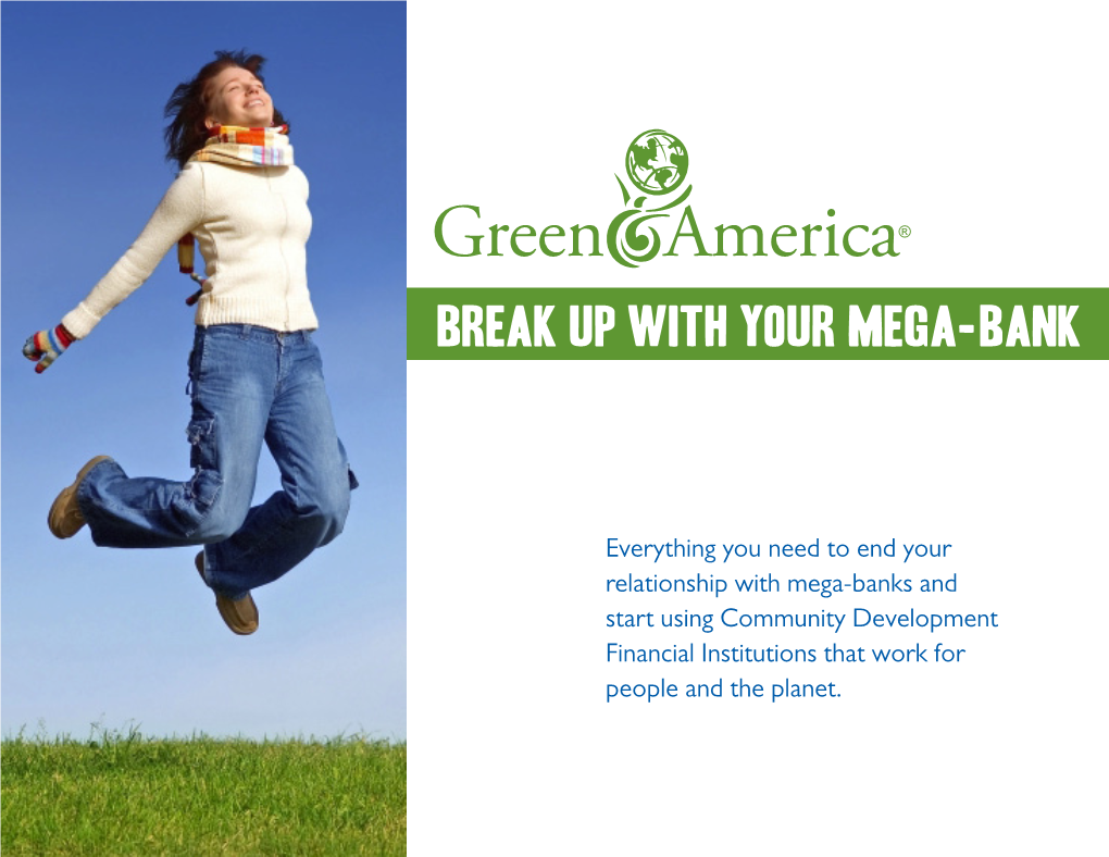 Break up with Your Mega-Bank Toolkit