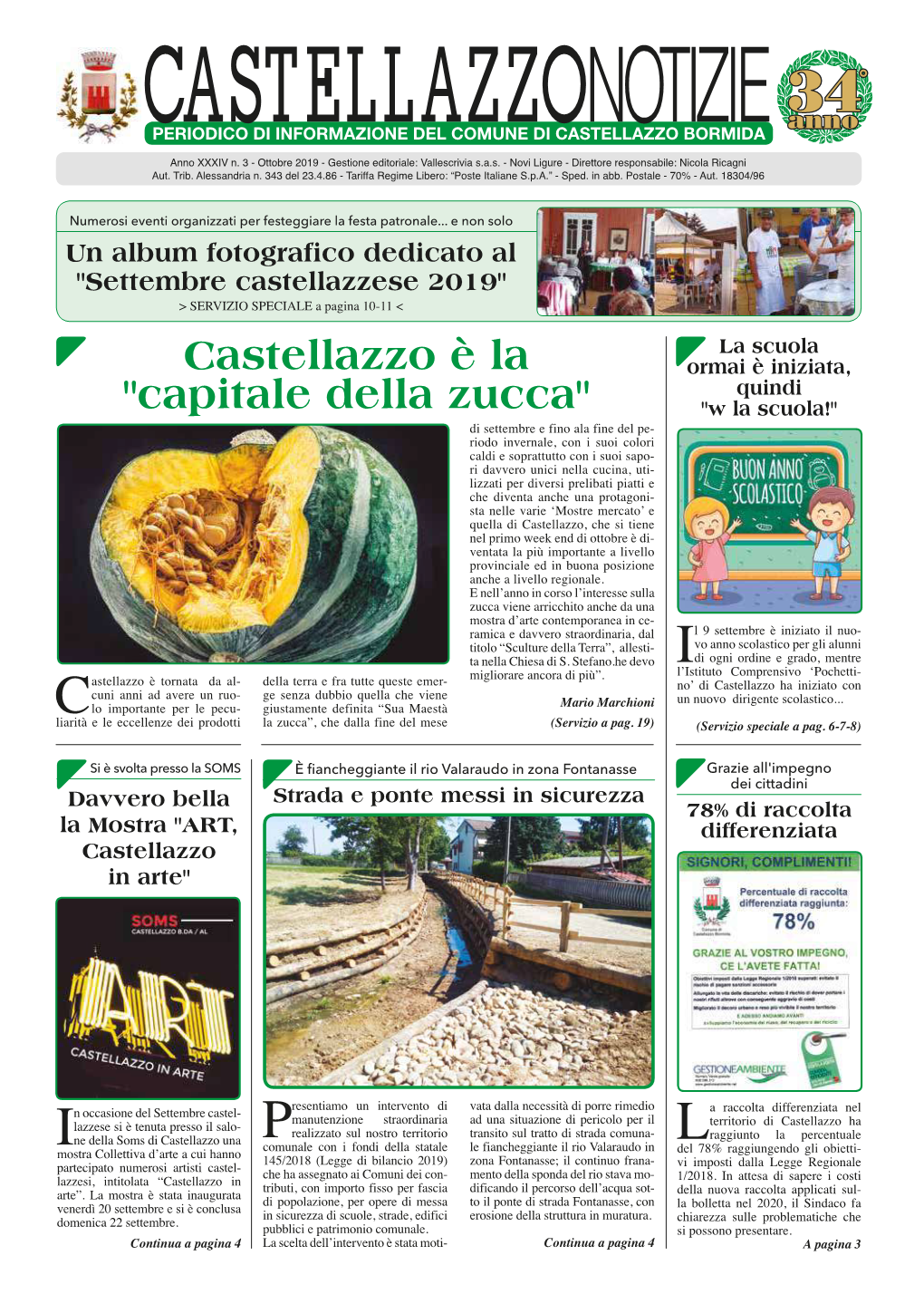 Castellazzo È La "Capitale Della Zucca"