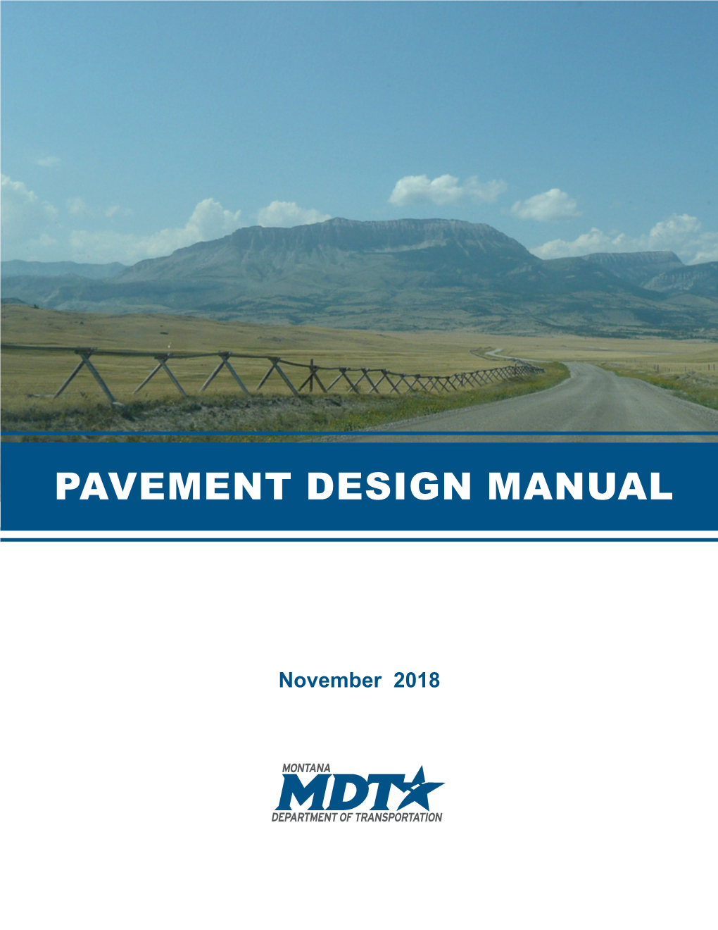 Pavement Design Manual