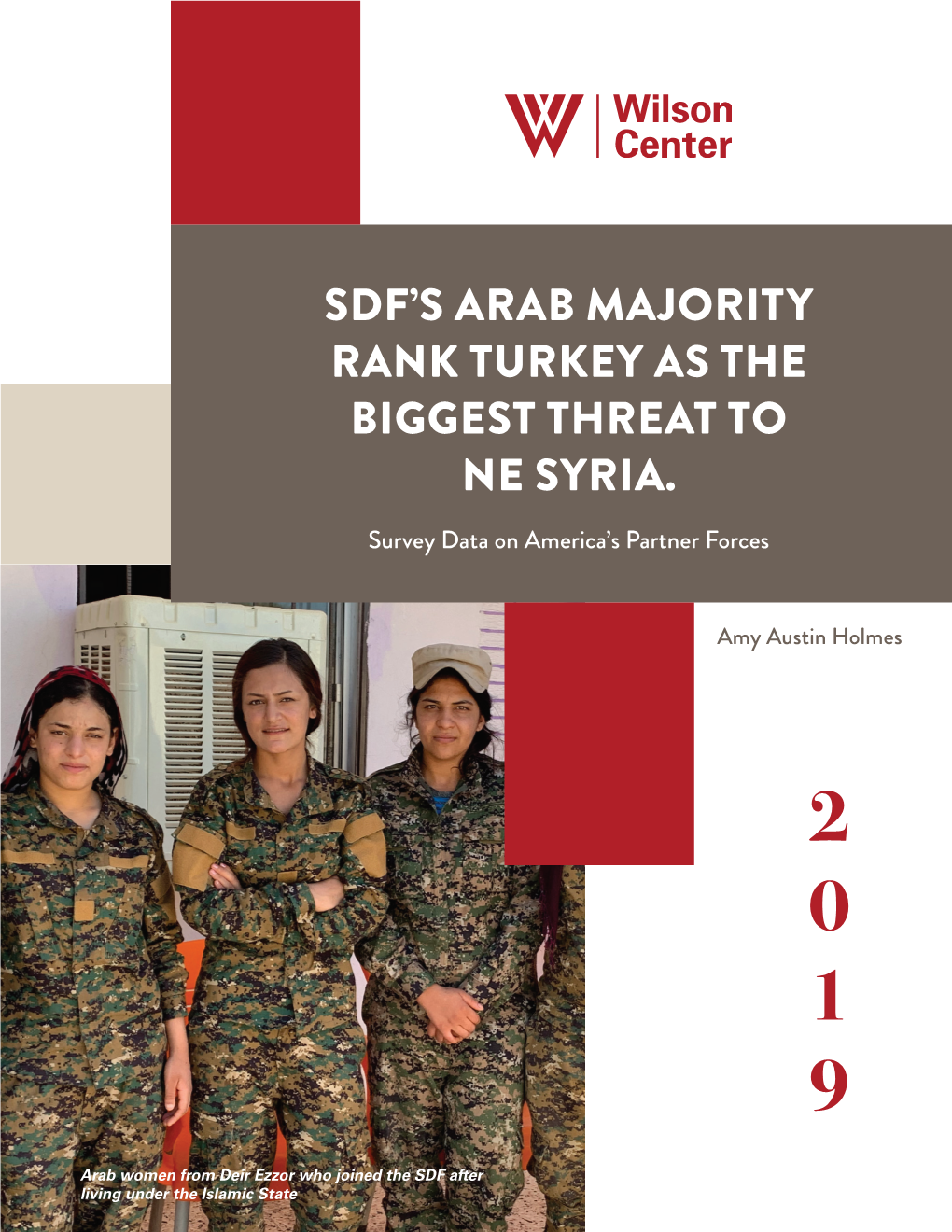 Sdf's Arab Majority Rank Turkey As the Biggest